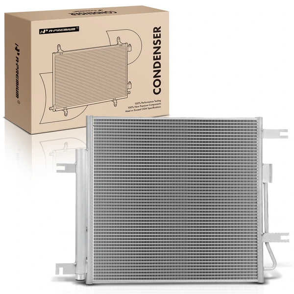 AC Condenser with Drier & Bracket for Chevrolet Silverado 4500 HD 5500 HD 6500 HD
