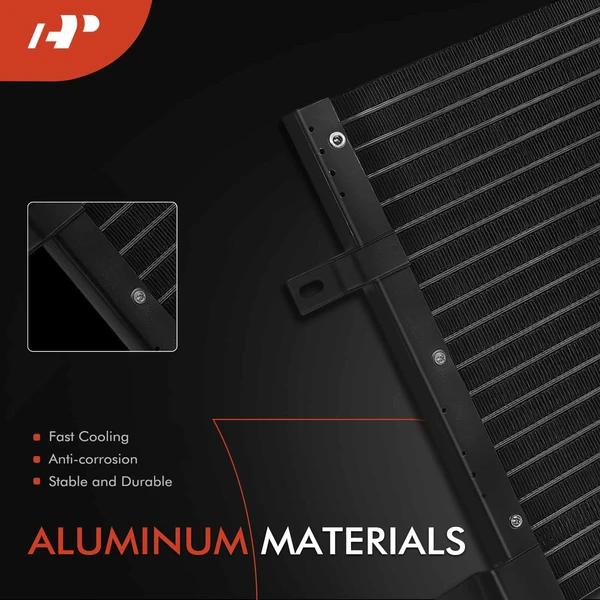 AC Condenser with Bracket for Ford Taurus Mercury Sable 1996 V6 3.0L V8 3.4L