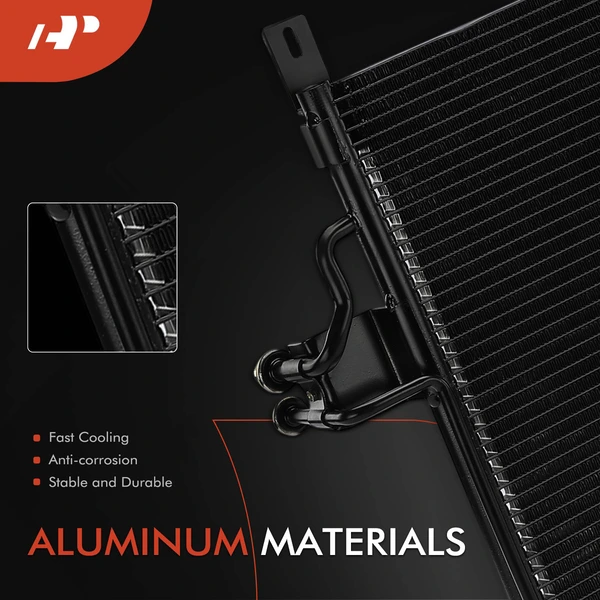 AC Condenser with Bracket for Ford Aerostar 1986-1995