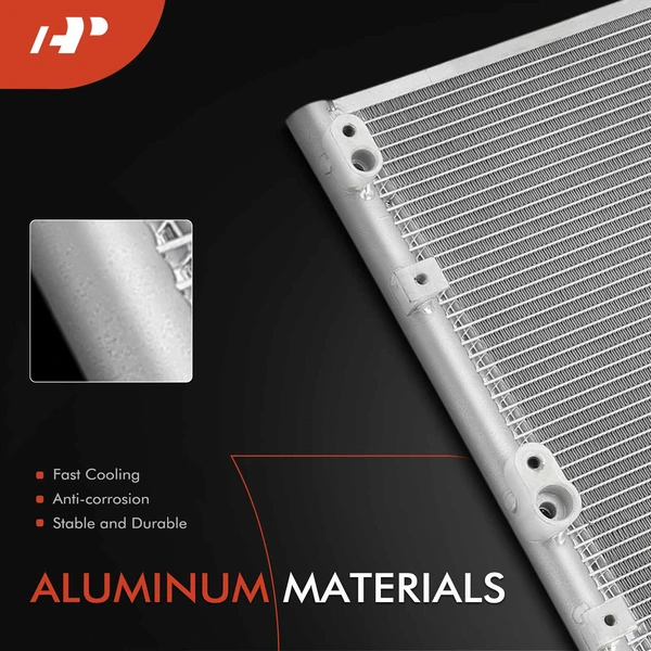 Aluminum AC Condenser with Receiver Drier for Subaru BRZ Toyota GR86 2022-2024