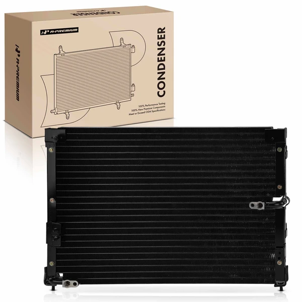 Aluminum AC Condenser with Bracket for 1991-1992 Acura Legend