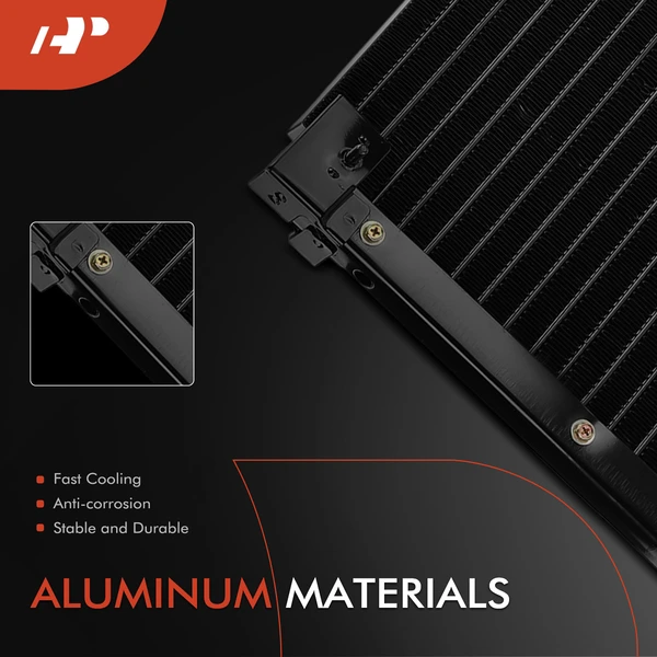 Aluminum AC Condenser with Bracket for Acura Legend 1991-1992 3.2L