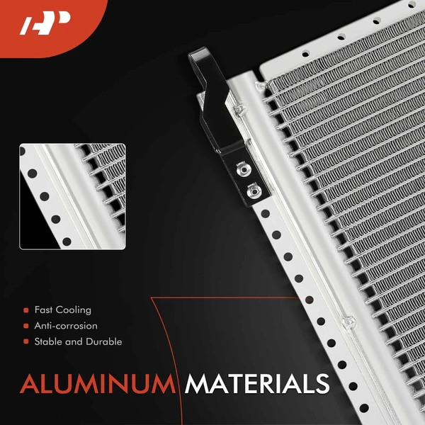 AC Condenser with Bracket for Ford Mustang 1981-1986 Lincoln Mark VII Mercury