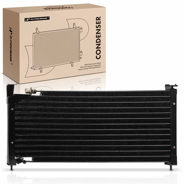 AC Condenser with Bracket for Honda Civic CRX 1988-1991 L4 1.5L 1.6L