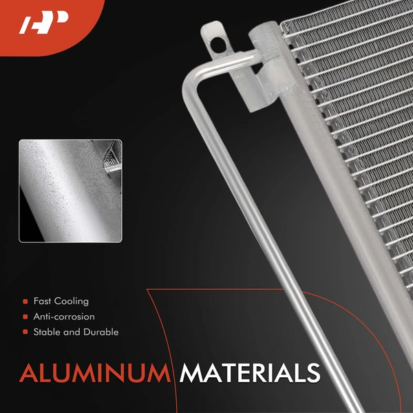 AC Condenser with Bracket for Ford Ranger 1983-1989 Bronco II 1984-1989