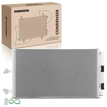 AC Condenser with Receiver Drier & Bracket Aluminum for 2021 Volvo V60