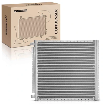 Aluminum A/C Condenser with Bracket for Chevrolet P10 1975-1980 P20 P30 1975-1981