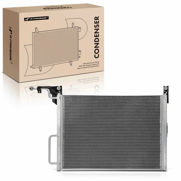 AC Condenser with Bracket for Ford E-150 Econoline 1992-1996 E-250 Econoline