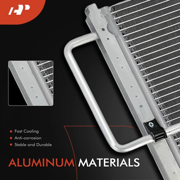 AC Condenser with Bracket for Ford E-150 Econoline 1992-1996 E-250 Econoline