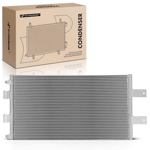 Aluminum AC Condenser with Bracket for Mack MR 1991-1993 L6 11.0L L6 11.9L