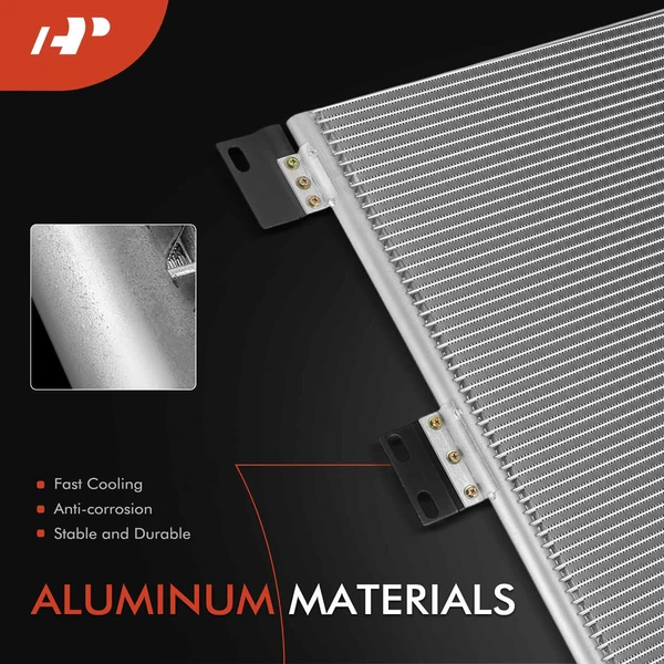 AC Condenser with Bracket for International Harvester 8100 8200 3800 4700LPX