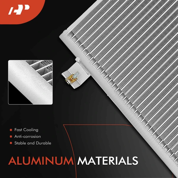 AC Condenser with Receiver Drier for Western Star 4800SB 4800SF 4900EX 6900XD