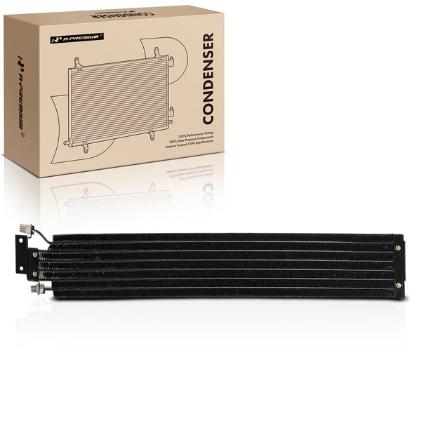 Aluminum AC Condenser with Bracket for Mack CH 2004-2005 Serpentine