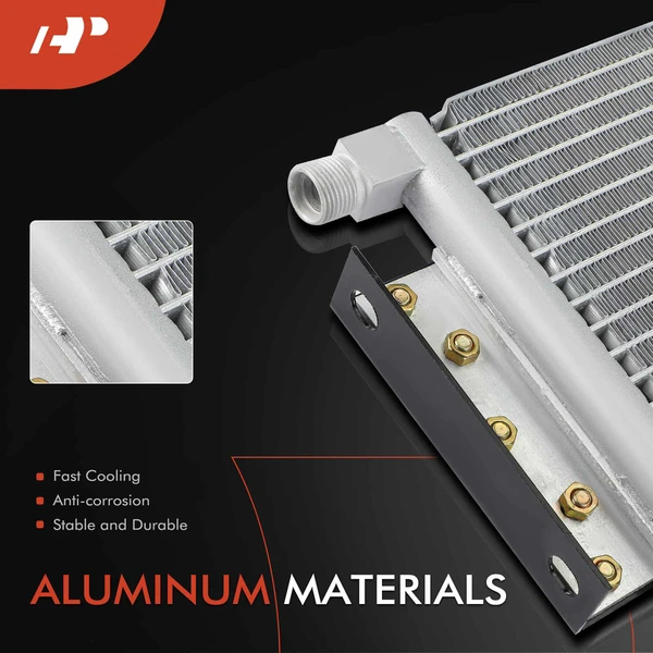 AC Condenser without Receiver Drier for Mack RD DM 1988-1997 RB 1989-1997