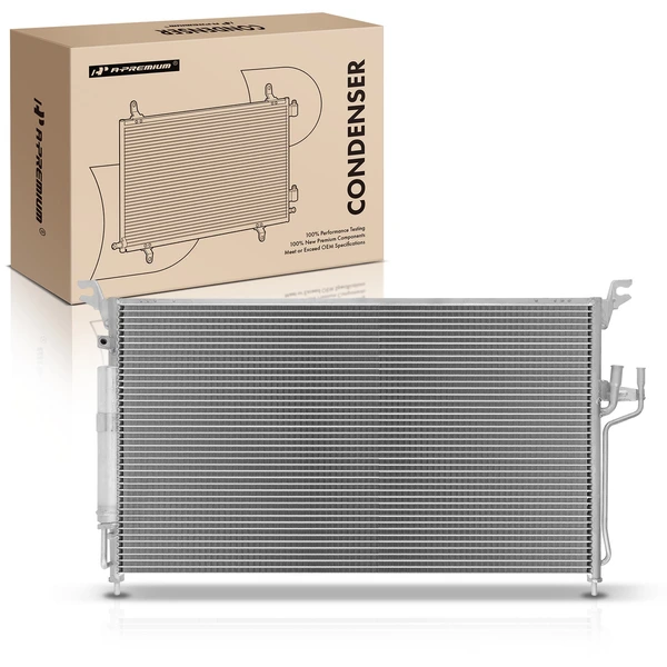 AC Condenser with Receiver Drier for 2003-2008 INFINITI FX35