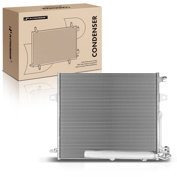 AC Condenser with Receiver Drier for 2007-2012 Mercedes-Benz ML63 AMG