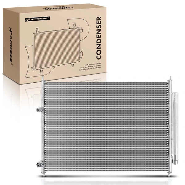 AC Condenser with Receiver Drier for 2006-2014 Honda Ridgeline