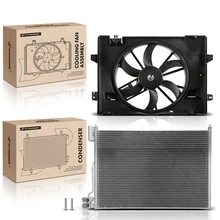 AC Condenser & Single Cooling Fan Assembly Kit