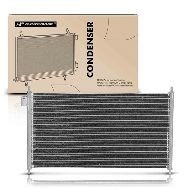 AC Condenser without Receiver Drier & Bracket for 2004-2009 Honda S2000