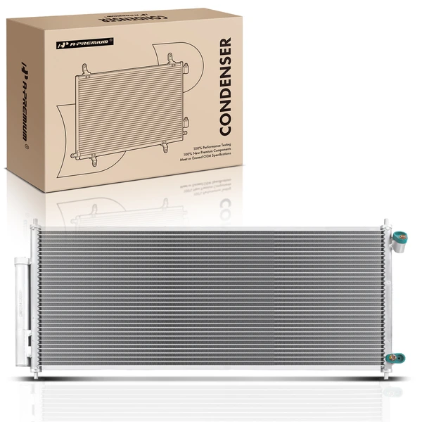 AC Condenser with Receiver Drier for 2007-2008 Honda Fit