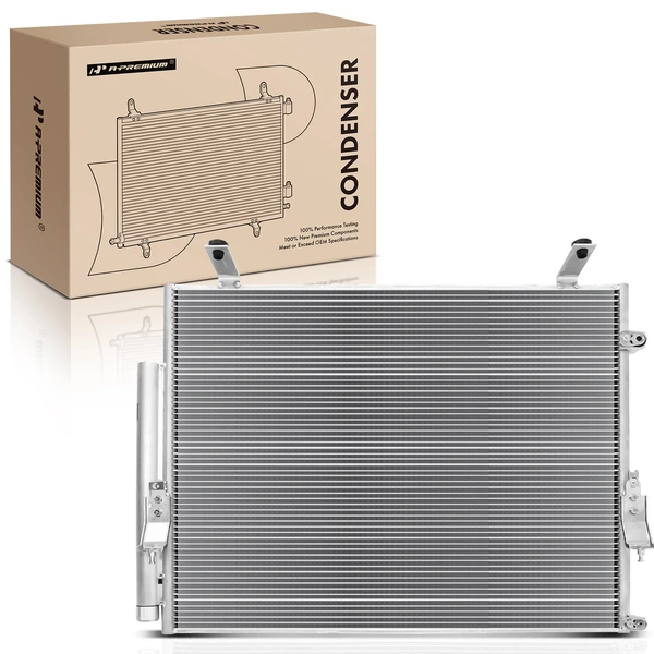 AC Condenser with Receiver Drier for Toyota Tundra 2006-2019 Sequoia 2008-2019