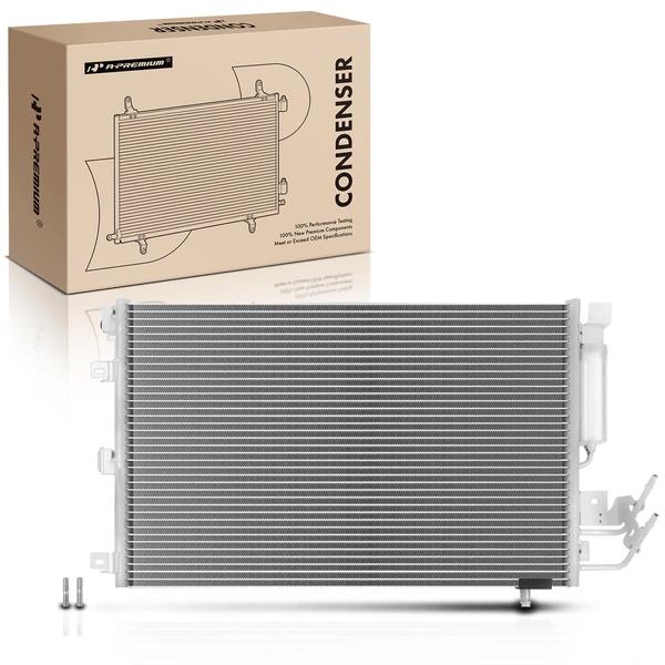 AC Condenser with Receiver Drier for 2008-2011 Ford Focus