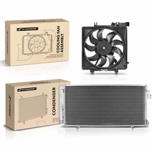 AC Condenser & Single Cooling Fan Assembly Kit