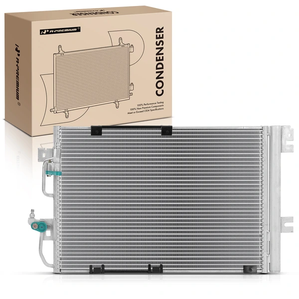 AC Condenser with Receiver Drier & Bracket for 2008-2009 Saturn Astra