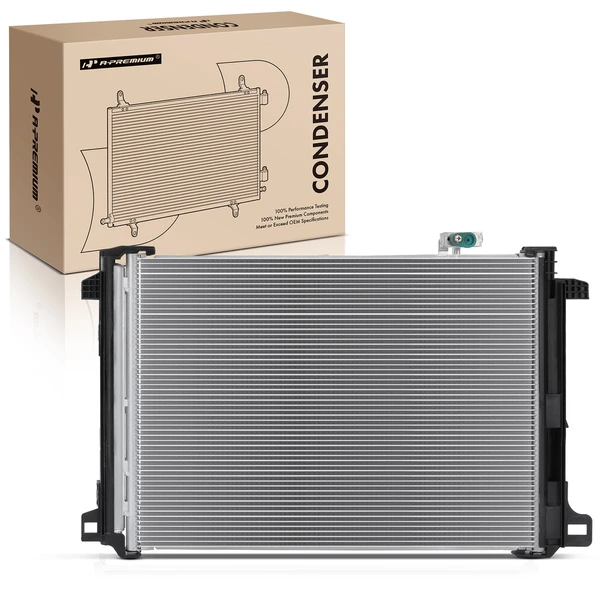 AC Condenser with Receiver Drier for 2008-2011 Mercedes-Benz C63 AMG