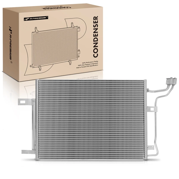 AC Condenser with Receiver Drier for 2009-2010 Mazda 6