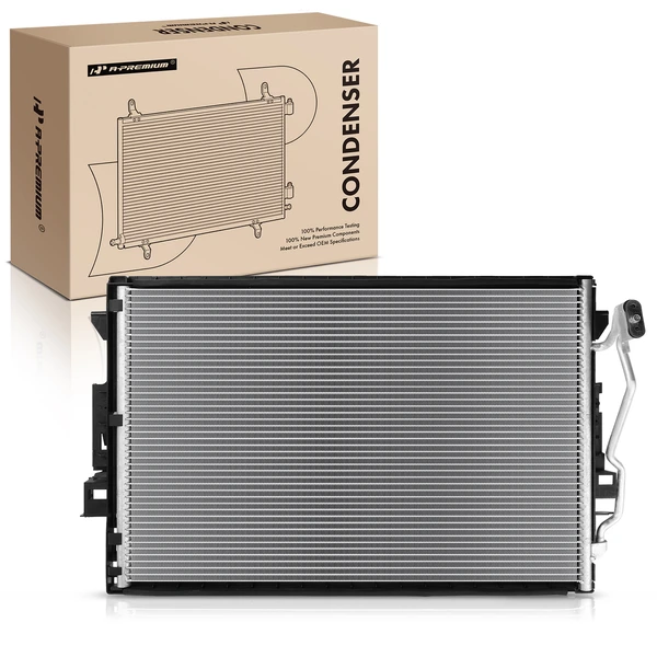 AC Condenser without Receiver Drier for Mercedes-Benz C216 W221 CLS550 07-08 CL600 CL63 AMG S550 S600