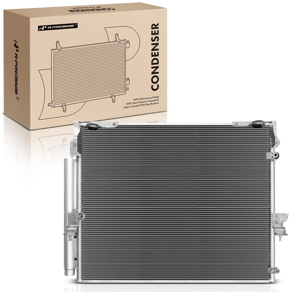 AC Condenser with Receiver Drier for 2008-2011 2013-2020 Lexus LX570