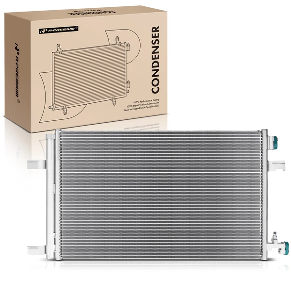 AC Condenser with Receiver Drier for 2011-2015 Chevrolet Cruze