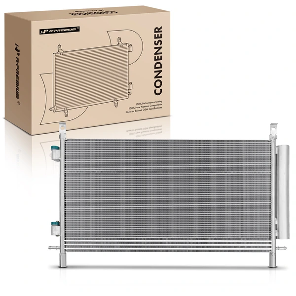 AC Condenser with Receiver Drier for Chevrolet Camaro 2010-2011 V6 3.6L V8 6.2L