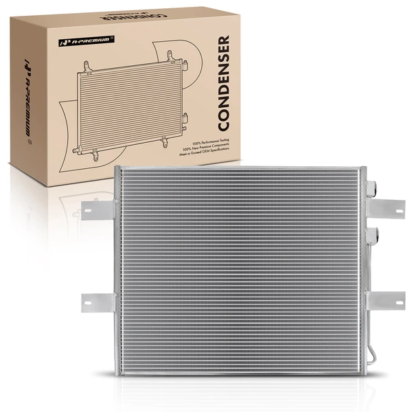 AC Condenser without Receiver Drier for Dodge Ram 2500 Ram 3500 07-09 5.9L 6.7L