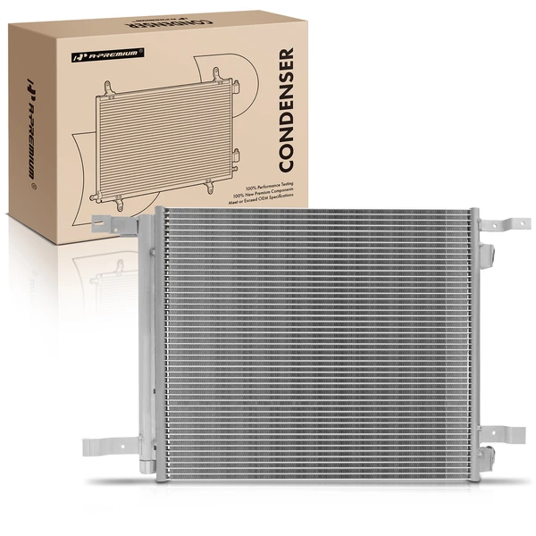 AC Condenser with Receiver Drier for 2010-2016 Cadillac SRX