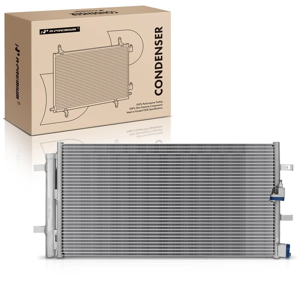 AC Condenser with Receiver Drier for 2008-2017 Audi S5