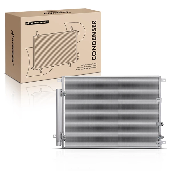 AC Condenser with Receiver Drier for 2009-2015 Cadillac CTS