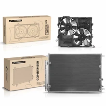 AC Condenser & Dual Cooling Fan Assembly Kit