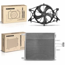 AC Condenser & Single Cooling Fan Assembly Kit