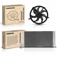 AC Condenser & Single Cooling Fan Assembly Kit