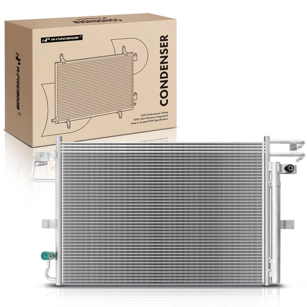 AC Condenser with Receiver Drier for Ford Explorer 2011-2019 3.5L