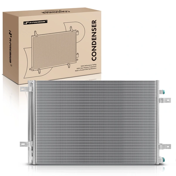 AC Condenser with Receiver Drier for 2011-2016 Ford F-250 Super Duty