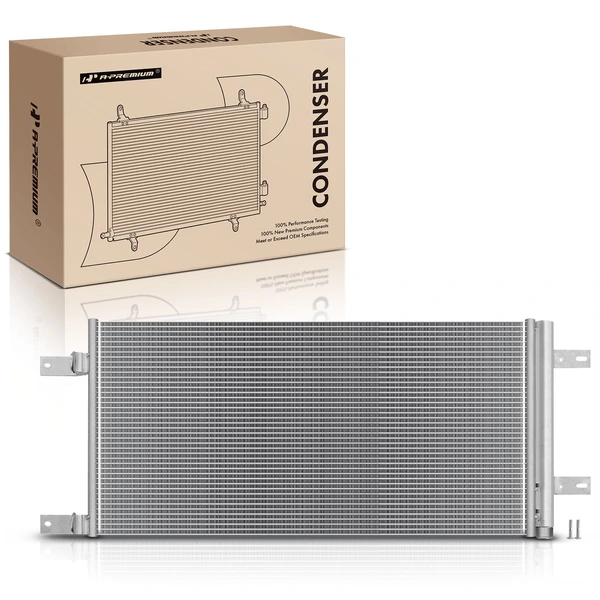 AC Condenser with Receiver Drier for 2011-2016 Ford F-450 Super Duty