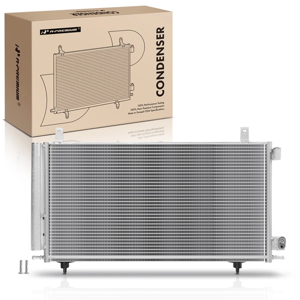 AC Condenser with Receiver Drier for Chevy Caprice 2011 Pontiac G8 2008-2009