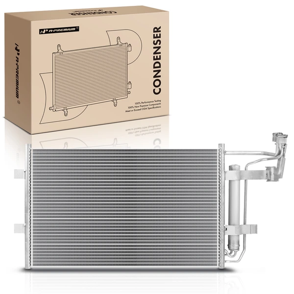 AC Condenser with Receiver Drier for 2012-2017 Mazda 5
