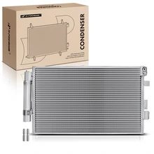 AC Condenser with Receiver Drier for 2015-2018 Ford Focus