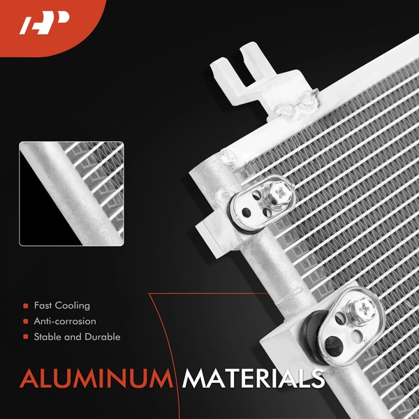 AC Condenser with Receiver Drier for Lexus IS300 2016-2020 IS350 V6 3.5L