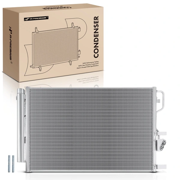 AC Condenser with Receiver Drier for Hyundai Tucson 2016-2018 L4 1.6L