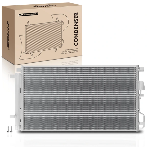 AC Condenser with Receiver Drier for Kia Sportage 2017-2019 2.4L AWD